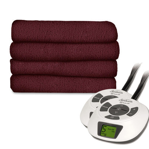 Sunbeam LoftTec Ultra Soft Electric Heated Blanket Twin ...