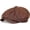 Coffee, variant on Linen Men's Newsboy Flat Cap .8 Panel Ivy Cabbie Hat,Breathable Summer Ivy Irish Fishing Hats,Paperboy Hats for Men