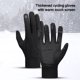 thumbnail image 3 of Montar En Bicicleta Guantes De Montar Repelentes Al Agua Guantes De Montar En Bicicleta Antideslizantes Con Pantalla Táctil Con Patrón De Fregado De Pu Para Acampar Ciclismo Moyic OD010784-01, 3 of 6