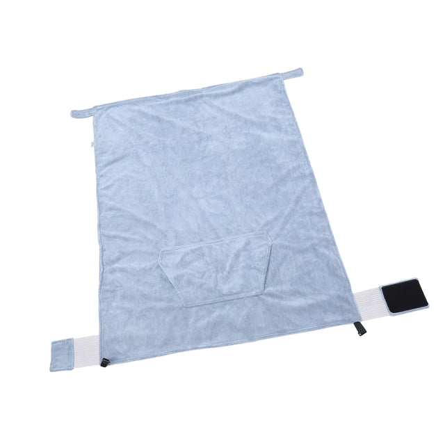 Chair Blanket, Large Pouch Fleece Machine Washable TPU Inner Lining Chair Leg Blanket for Home Use