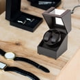 thumbnail image 6 of Watch Case Single PU Leather Watch Holder Jewelry Storage Display USB Automatic Watch Display Box for Wristwatch Desktop Gifts A, 6 of 8