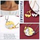 thumbnail image 3 of Colgante de parejas para novio y novia, relación a juego de acero inoxidable, collar Simple y lindo de corazón de gato Yin Yang, 3 of 5