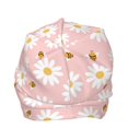thumbnail image 4 of Xecao Daisy And Bee Print Knit Hat,Winter Beanie for Men Women, Beanie Soft Warm Ski Stocking Cuffed Cap, 4 of 7