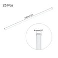 thumbnail image 2 of Uxcell 25 Pcs Acrylic Round Rods 1/8" x 10" Clear Acrylic Dowel Rods Sticks Acrylic Plastic Sticks Strip- 3mm x 250mm, 2 of 5