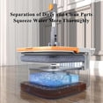 thumbnail image 5 of Leyfeng Self-Wash Spin Mop Flat Floor Microfiber Mop and Bucket System Set for Hardwood, Laminate, Tile, Wet and Dry Use, 5 of 6