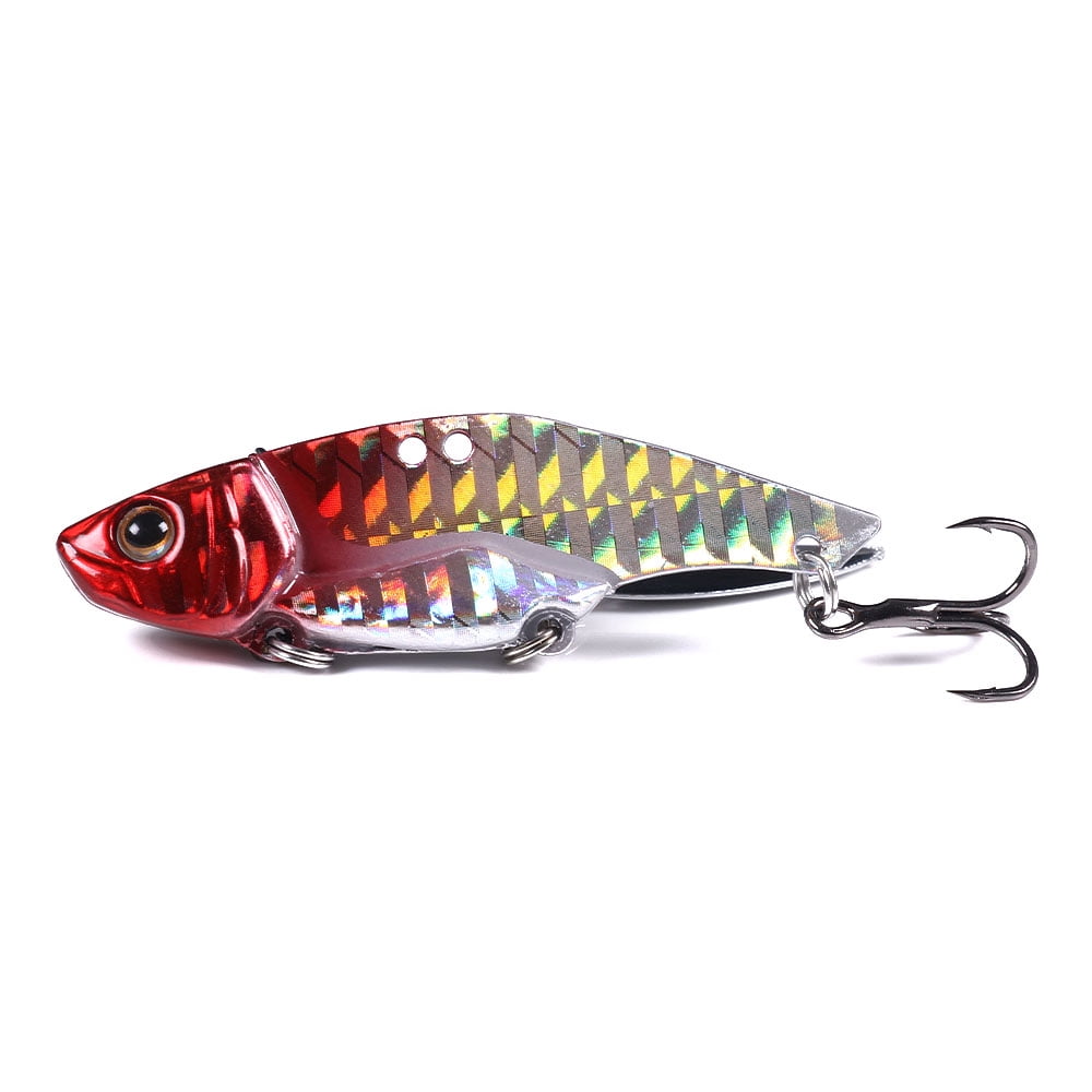 HENGJIA Blade Bait Fishing Lures for Bass Walleye, Long Cast Metal Fishing Spoons Baits for Freshwater Saltwater Blade Baits Crankbaits Fishing Lure,2.17in/0.56oz
