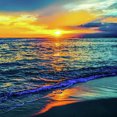 thumbnail image 1 of Wdftyju Kits de pintura de diamantes 5D DIY Taladro redondo completo Amanecer en el mar Mosaico (V2211) Wdftyju 7am3eg3mf3jf4lu5D02, 1 of 9
