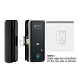Electronic Lock With Glass Door Biometric Fingerprint Lock For Tuya App ...