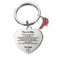 thumbnail image 6 of DESIGNICE Keychain for Men,Expression of Affectio Drive Safe Keychain for Him,Exquisite Polishing Funny Keychain, 6 of 7