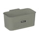 thumbnail image 1 of Cesta de almacenamiento de plástico para lavandería, baño o dormitorio. Organizador multiusos para ropa, toallas, juguetes y objetos pequeños. Contenedor compacto con asas para el hogar, dormitorio,, 1 of 6