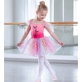 thumbnail image 3 of Aideaone Toddler Girls Ballet Leotard with Tutu Skirt Ruffle Sleeve Dance Costume Ages 3-7, 3 of 7