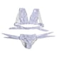 thumbnail image 2 of Bikini de tres piezas para niñas, traje de baño Sea-maid, traje de baño creativo para niños con cola de pez (120), 2 of 8