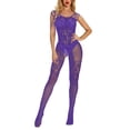 thumbnail image 5 of IROINNID Women's High Elasticity Hollow Iron Diamond Mesh Wrap Hip Dress Dress Underwear, 5 of 8