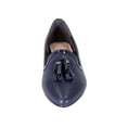 thumbnail image 2 of PEERAGE Brenna Women's Wide Width Casual Dress Pointed Toe Leather Flats, 2 of 11