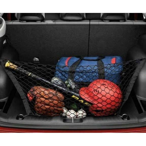 EACCESSORIES EA Trunk Organizer Cargo Net for Jeep Compass 2017-2022 – Envelope Style Cargo Net for SUV – Premium Mesh Car Trunk Organizer Vehicle Carrier Storage – Compatible with Jeep Compass