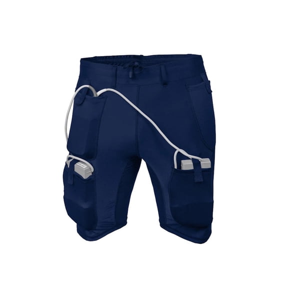 LVAD HeartMate 2 & 3 Unisex Blue Shorts with Storage Pockets Moisture-Wicking Stretch | Size 3XL