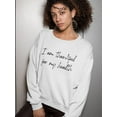 thumbnail image 2 of Thankful For My Health Graphic Sweatshirt Women -GoatDeals Designs, Female Medium, 2 of 4
