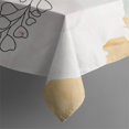 thumbnail image 2 of Floral Square Tablecloth 60x60in-Waterproof Polyester Printed Table Cover, Wrinkle Resistant & Washable for Kitchen Dining Picnic Party Decor, Buffet Table, Holiday Party, Dinner, Wedding , Flowers, 2 of 6