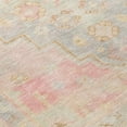 thumbnail image 2 of HomeRoots 625867 8 x 10 ft. Pink & Ivory Medallion Washable Transitional Indoor & Outdoor Rectangle Area Rug, 2 of 9