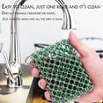 thumbnail image 3 of Chainmail Scrubber for Cast Iron & Cookware Heavy-Duty Stainless Steel Scrubber with Hanging Ring – Safe for Pans, Skillets, BBQ Grills & Pots, 3 of 6