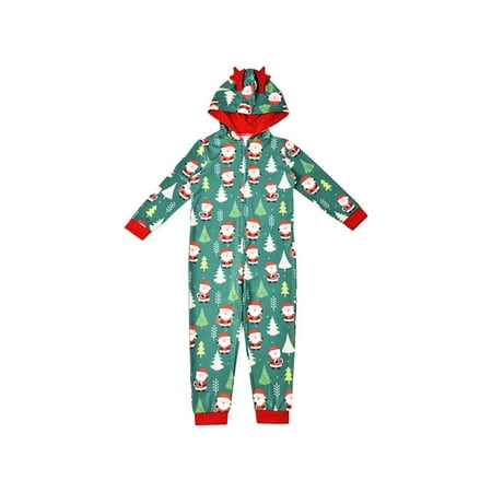 

NEGJ Christmas Plaid Printed Loungewear Christmas Family Matching Pajamas Long Sleeve Home Sleepwear