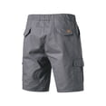 thumbnail image 4 of Coduop Mens Casual Elastic Waist Cargo Shorts Outdoor Hiking Workout Sweat Short Pant,with Pocket, 4 of 5