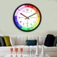 thumbnail image 5 of Tiempo de narración reloj señanza, habitación niño decoración de Reloj de pared silencioso, gran reloj de aprendizaje Marco negro A perfecl reloj de pared, 5 of 8