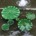 thumbnail image 5 of Paquete de 8 almohadillas de lirio de agua artificial de 4 tamaños para plantas flotantes y hojas de loto realistas para el hogar, jardín, estanques, piscina, acuario, paisaje, 5 of 5