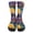 Purple, variant on Halloween Socks Funny Halloween Pumpkin Novelty Crazy Crew Socks for Men Women Casual Athletic Breathable Mid Calf Anti Slip Socks Purple
