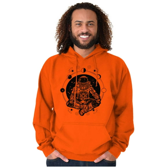 Cosmos Astronaut Space Stylish Unisex Plus Fleece Graphic Hoodie Brisco Brands 2X