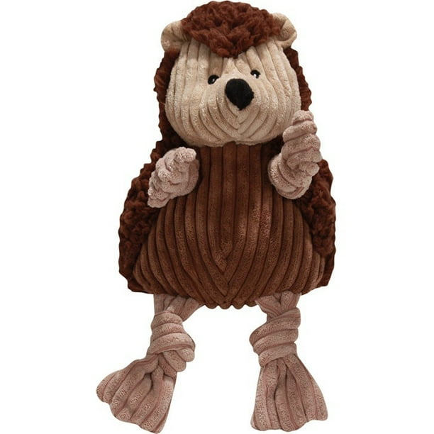Plush Corduroy Durable Knotties Hedgehog Dog Toy - Walmart.com - Walmart.com