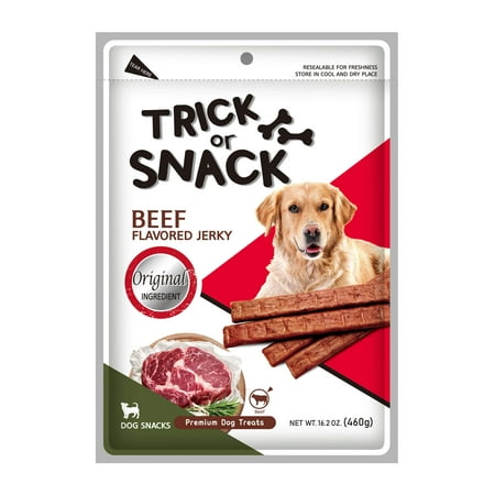 UPC: 0850019481761 | Trick or Snack Dog Treats – 1lb Of Delicious Soft Tender Nutritious Healthy Beef Chicken Salmon Chews Jerky Snacks 12 Flavors