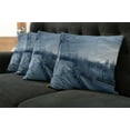 thumbnail image 5 of Ambesonne Winter Throw Pillow Cover 4 Pack, Ice Cold Snowy Scenery, 16", White, 5 of 5