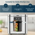 thumbnail image 3 of Culinary Chef, 3.8L Smart Electric Food Waste Composter, Stainless Steel, 3 of 13