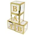 thumbnail image 4 of Caja De Globos Para Baby Shower, Cajas De Plástico Transparentes De Papel Predobladas, Seguras E Inofensivas, Para Decoración De Fiestas, 4 of 7
