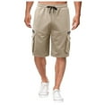 thumbnail image 2 of cllios Mens Cargo Shorts Big and Tall Multi Pockets Shorts Outdoor Military Shorts Summer Hiking Cargo Shorts, 2 of 9
