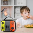 thumbnail image 4 of Kids Lunch Box Boy Insulated Lunch Bag Game Leather Thermal Lunch bag for School Insulated Cooler Bag Game Lunch Boxes, 4 of 6