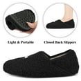 thumbnail image 3 of Ecetana Women's Men's Slippers Slip On Travel Unisex Fuzzy Fluffy Lining Socks House Shoes, 3 of 6