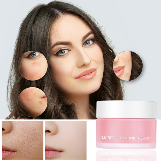 Cuidado personal, Cremas, Crema hidratante, Cremas y humectantes, 2 piezas de crema de gel para poros que suaviza instantáneamente las líneas y reduce los poros, borrador de poros facial aislante, por