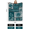 thumbnail image 5 of Philadelphia Blanket Gifts Lightweight Flannel Throw Blanket Soft Warm Blanket Football Fans Gifts for Men Women Kids 50x60 Inch, 5 of 6