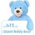 MaoGoLan Jumbo Soft 6ft Giant Teddy Bear, Huge Stuffed Animal Plush Toy