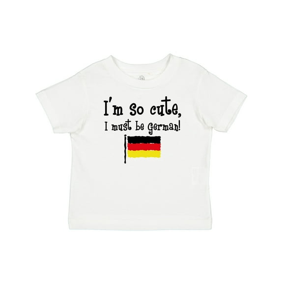 Inktastic So Cute German Boys or Girls Toddler T-Shirt