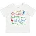 thumbnail image 3 of Inktastic Civil engineer like Daddy Boys or Girls Toddler T-Shirt, 3 of 5