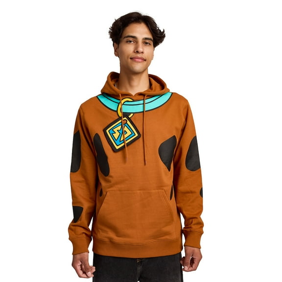 Scooby Doo Men's Character Cosplay Hoodie -Small