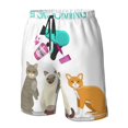 thumbnail image 4 of Balery Pet Care Grooming Traje de Baño Estilo Hawaiano para Hombre, Shorts de Secado Rápido con Bolsillos-X-Large, 4 of 6