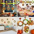 thumbnail image 2 of 9 Piece Autumn Themed DIY Craft Kit for Kids Owl Wreath Making Art Project, 2 of 7