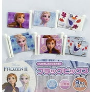 Yaksel Disney Flag Picks, Anna and the Snow Queen, reusable, children's lunch box, 3 patterns, 9 pcs, made in Japan 81148