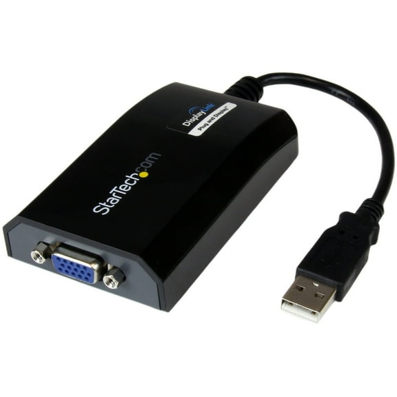 StarTech.com USB2VGAPRO2 USB to VGA Adapter - External USB Video Graphics Card for PC and MAC