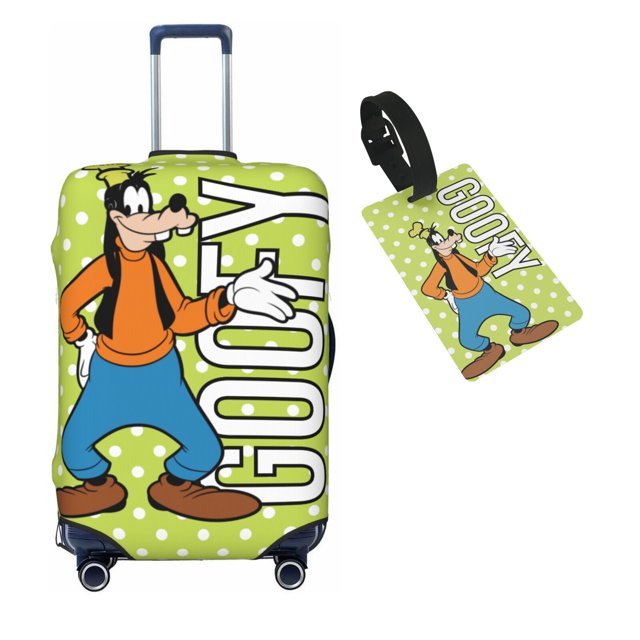 Anime Cartoon Mickey Mouse (9) Travel Suitcase Protector Elastic Washable Protective Baggage Covers With Concealed Zipper For 18-21 Inch Suitcase - S