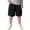 Black, variant on QIUOMBBP Athletic Quick Dry Shorts for Boys Solid Color Cargo Short Pants with Pockets Loose Summer Bottoms Beige 1Year